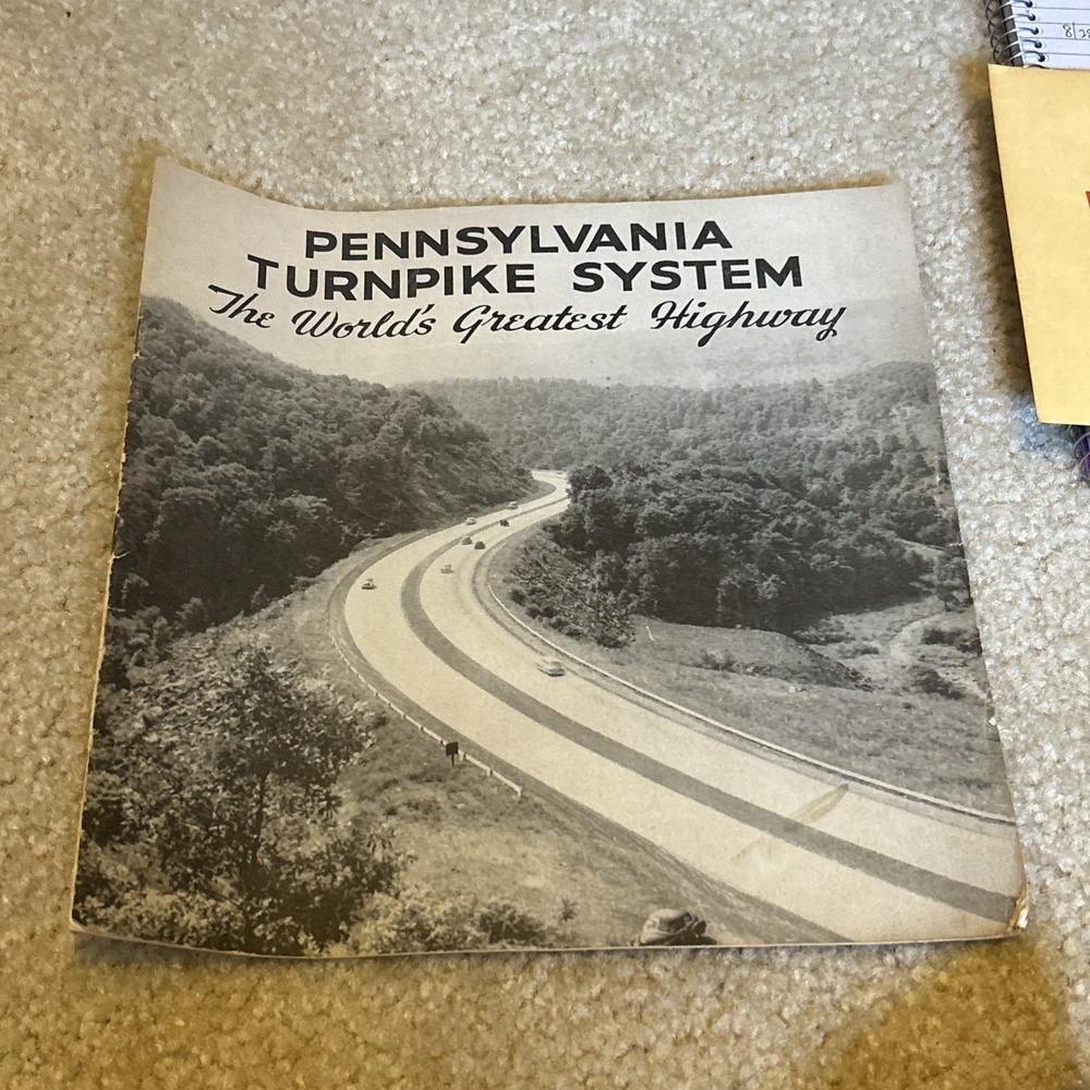 1951 Pennsylvania Turnpike System Brochure Booklet World's Greatest Highway